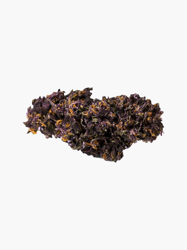 Photo de Fleurs de CBD Purple Haze avec arômes de raisin doux