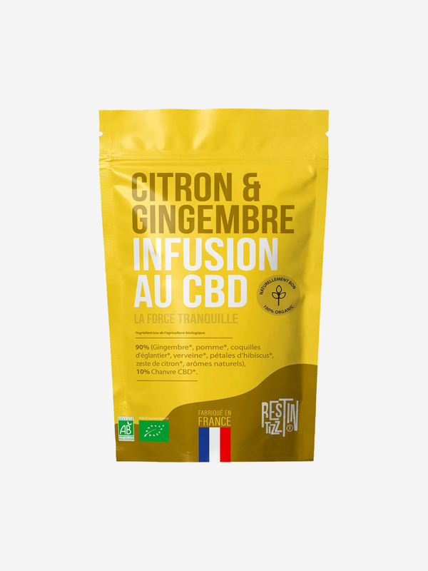 INFUSION CITRON GINGEMBRE BIO CBD