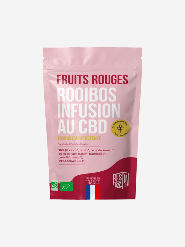 INFUSION ROOIBOS FRUITS ROUGES BIO CBD