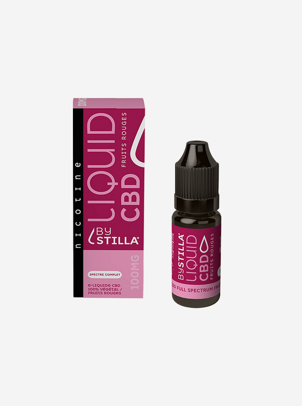 E LIQUIDE CBD SELS NICOTINE FRUITS ROUGE 10 ML